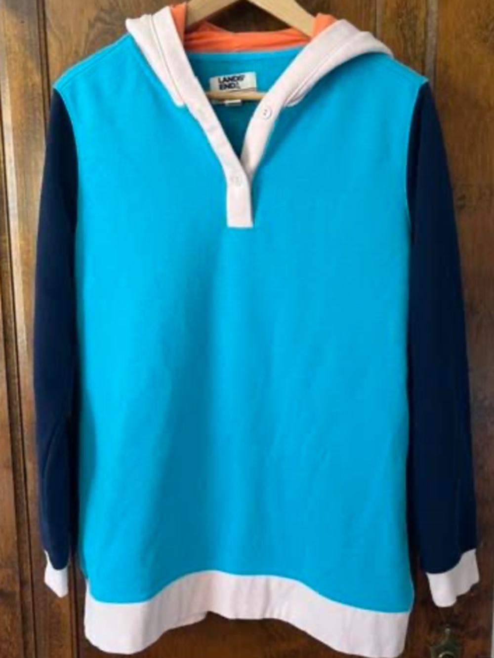 Lands' End Multi-Colored Hoodie